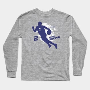 Kyrie Irving Dallas Silhouette Long Sleeve T-Shirt